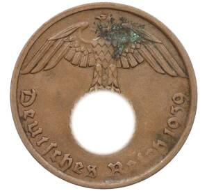 1 рейхспфенниг 1939 года G Германия — Фото №1