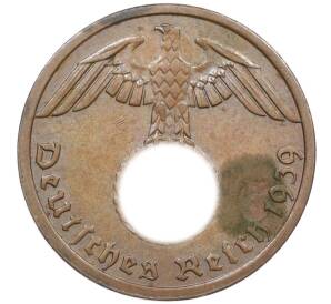 1 рейхспфенниг 1939 года А Германия — Фото №1