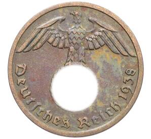 1 рейхспфенниг 1938 года А Германия — Фото №1