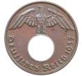 Монета 1 рейхспфенниг 1937 года D Германия (Артикул: K12-33254) — Фото №1