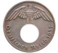 Монета 1 рейхспфенниг 1937 года D Германия (Артикул: K12-33253) — Фото №1