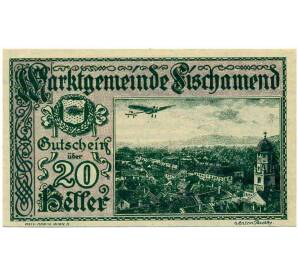 20 геллеров 1920 года Австрия — Фишаменд (Нотгельд) — Фото №1
