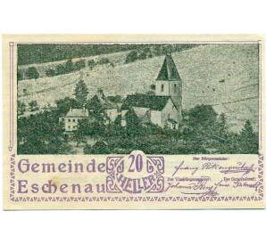 20 геллеров 1920 года Австрия — Коммуна Эшенау (Нотгельд) — Фото №1