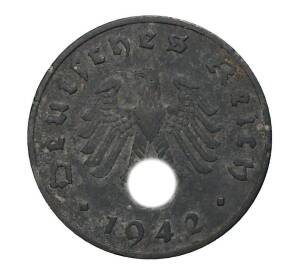 1 рейхспфенниг 1942 года F — Фото №1