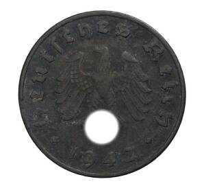 1 рейхспфенниг 1942 года D — Фото №1