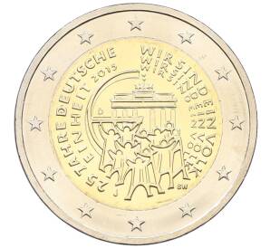 2 евро 2015 года J Германия «25 лет объединению Германии» — Фото №1