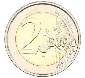 2 евро 2015 года Бельгия «30 лет флагу Европейского союза» — Фото №2