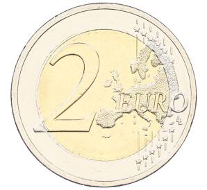 2 евро 2015 года Кипр «30 лет флагу Европейского союза» — Фото №2