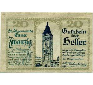 20 геллеров 1920 года Австрия — Энс (Нотгельд) — Фото №2