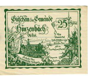 25 геллеров 1920 года Австрия — Коммуна Хинценбах (Нотгельд) — Фото №1