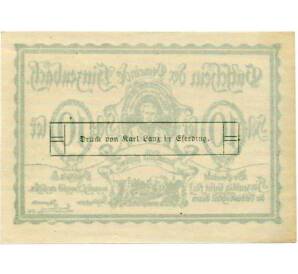 10 геллеров 1920 года Австрия — Коммуна Хинценбах (Нотгельд) — Фото №2