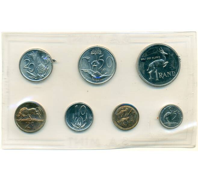 Годовой набор монет 1987 года ЮАР (Артикул: K4-0558) — Фото №1