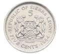 Монета 5 центов 1984 года Сьерра-Леоне (Артикул: K1-6652) — Фото №1