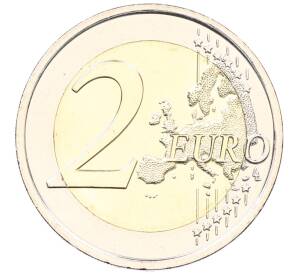 2 евро 2012 года Словакия «10 лет евро наличными» — Фото №2