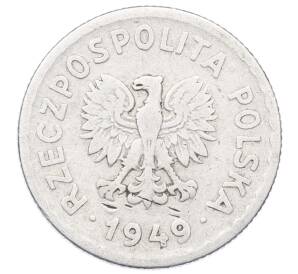 1 злотый 1949 года Польша — Фото №1