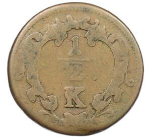 1/2 крейцера 1760 года Австрия — Фото №1