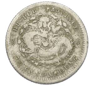 10 центов (7.2 кандарина) 1890 года Китай — провинция Хубей (HU-PEH) — Фото №1