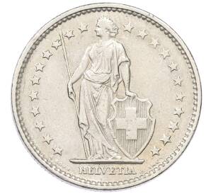 2 франка 1972 года Швейцария — Фото №2