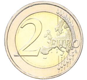 2 евро 2019 года Греция «150 лет со дня смерти Андреаса Калвоса» — Фото №2