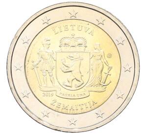 2 евро 2019 года Литва «Литовские этнографические регионы — Жемайтия» — Фото №1