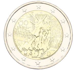 2 евро 2019 года G Германия «30 лет падению Берлинской стены» — Фото №1