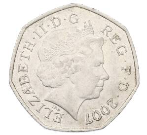 50 пенсов 2007 года Великобритания — Фото №2