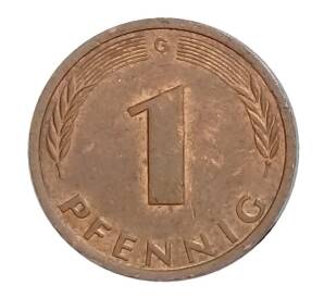 1 пфенниг 1981 года G Германия — Фото №2