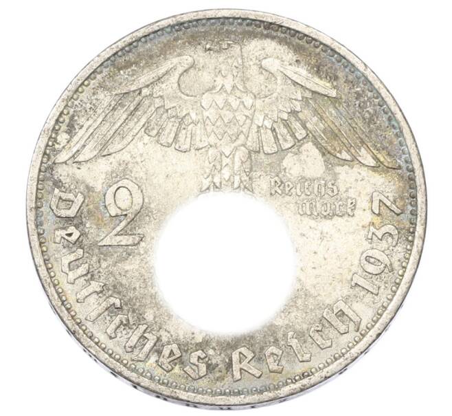Монета 2 рейхсмарки 1937 года A Германия (Артикул: M2-89945) — Фото №1