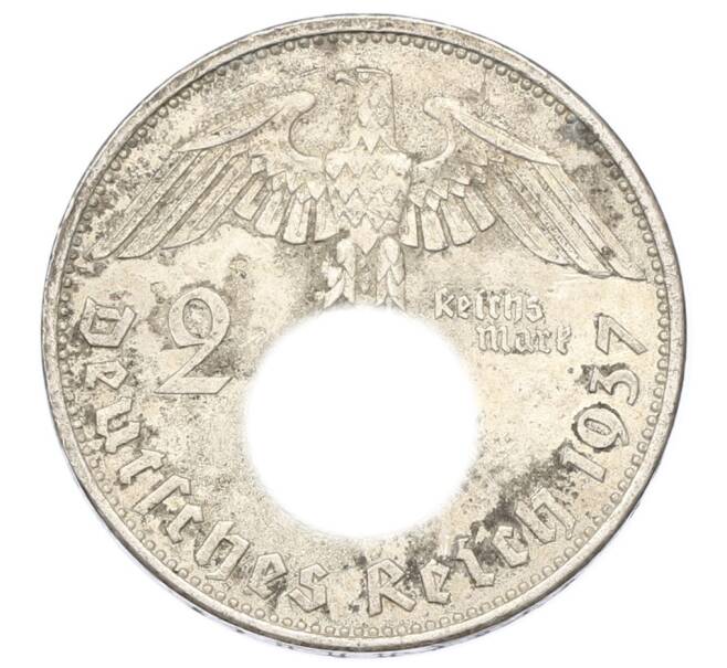 Монета 2 рейхсмарки 1937 года A Германия (Артикул: M2-89947) — Фото №1