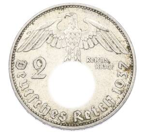 2 рейхсмарки 1937 года A Германия — Фото №1