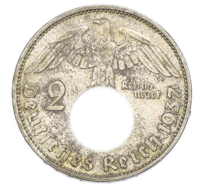 Монета 2 рейхсмарки 1937 года A Германия (Артикул: M2-89952) — Фото №1