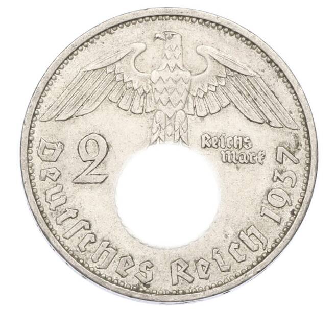 Монета 2 рейхсмарки 1937 года A Германия (Артикул: M2-89953) — Фото №1