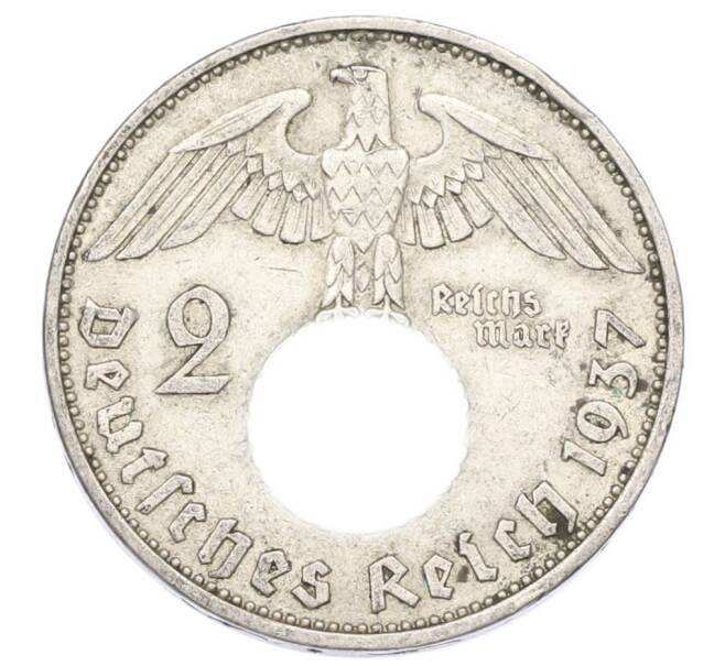 Монета 2 рейхсмарки 1937 года A Германия (Артикул: M2-89955) — Фото №1