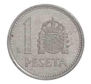 1 песета 1986 года Испания — Фото №2