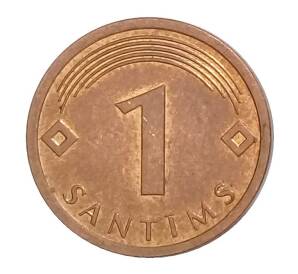 1 сантим 2008 года Латвия — Фото №2