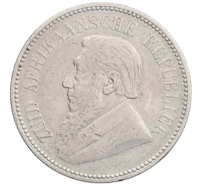 Монета 2 1/2 шиллинга 1896 года Южно-Африканская республика (Трансвааль) (Артикул: K27-87021) — Фото №2