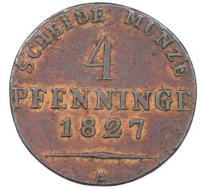 4 пфеннига 1827 года Пруссия — Фото №1