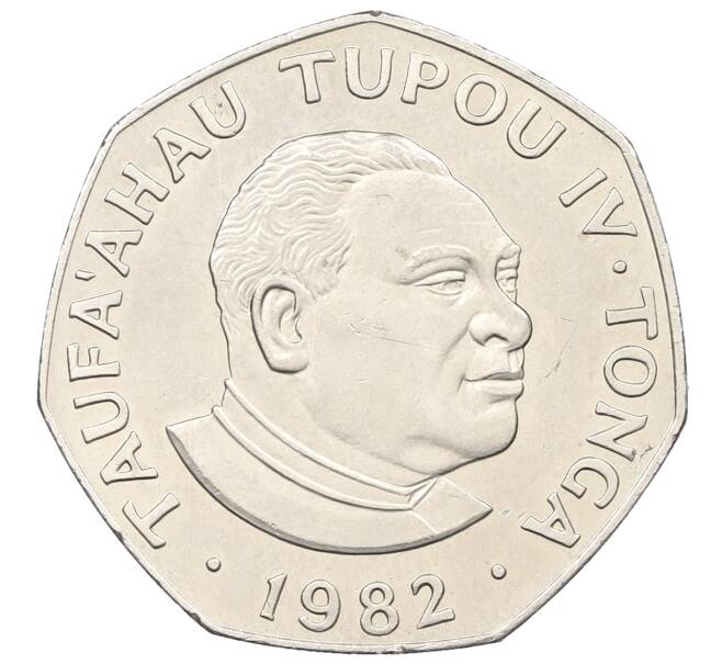 Монета 1 паанга 1982 года Тонга «Рождество» (Артикул: K27-87035) — Фото №2