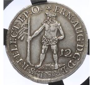 12 мариенгрошей 1694 года Брауншвейг-Люнебург-Каленберг — в слабе RNGA (AU Details) — Фото №1