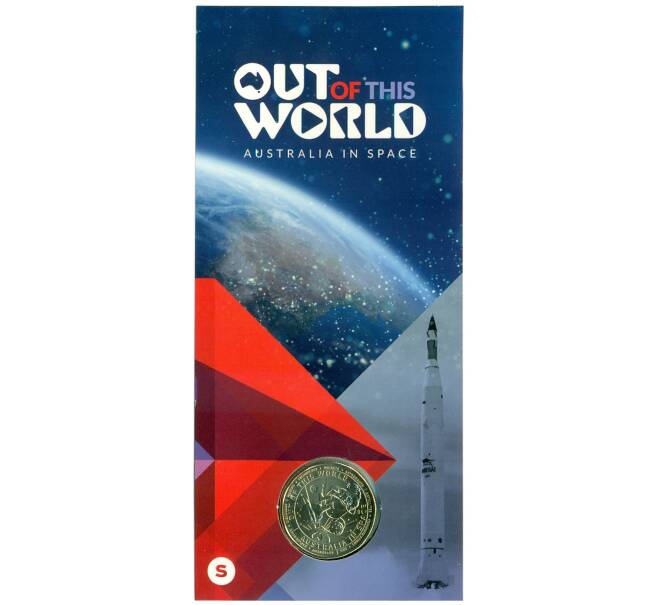 Монета 1 доллар 2024 года Австралия «Австралия в космосе — Спутник-1» (в блистере) (Артикул: M2-89958) — Фото №1