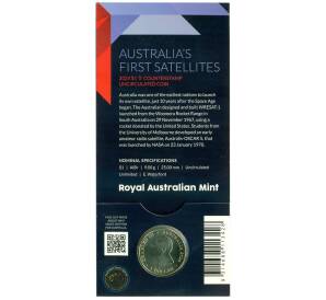 1 доллар 2024 года Австралия «Австралия в космосе — Спутник-1» (в блистере) — Фото №2