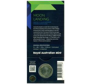 1 доллар 2024 года Австралия «Австралия в космосе — Аполлон-11» (в блистере) — Фото №2