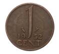 Монета 1 цент 1952 года (Артикул: M2-5102) — Фото №1