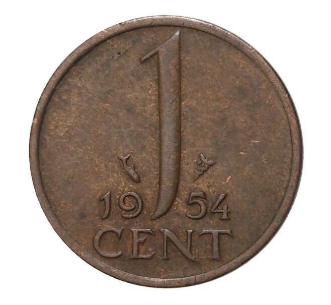 Монета 1 цент 1954 года (Артикул: M2-5104) — Фото №1