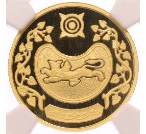 50 рублей 2007 года ММД «300 лет добровольному вхождению Хакасии в состав России» в слабе NGC (PF70 ULTRA CAMEO) — Фото №1