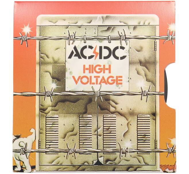 Монета 20 центов 2020 года Австралия «45 лет группе AC/DC — альбом High Voltage» (Артикул: M2-89966)
