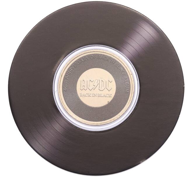 Монета 20 центов 2020 года Австралия «45 лет группе AC/DC — альбом Back in Black» (Артикул: M2-89968) — Фото №1