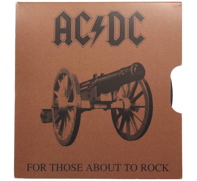 Монета 20 центов 2021 года Австралия «45 лет группе AC/DC — альбом For Those About to Rock» (Артикул: M2-89971)