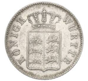 6 крейцеров 1856 года Вюртемберг — Фото №2