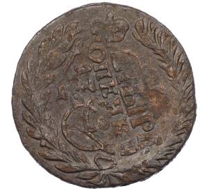 2 копейки 1763-1766 года ММ (Перечекан из 4 копеек 1762) — Фото №1